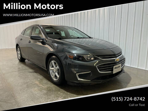 2018 Chevrolet Malibu for sale at Million Motors in Adel IA