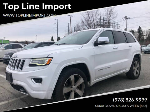 2016 Jeep Grand Cherokee for sale at Top Line Import of Methuen in Methuen MA