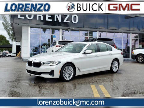 2022 BMW 5 Series for sale at Lorenzo Buick GMC in Miami FL