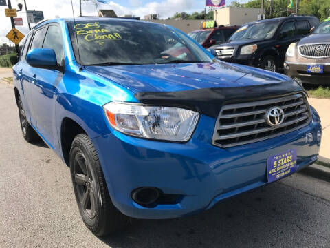 2008 Toyota Highlander for sale at 5 Stars Auto Service and Sales in Chicago IL