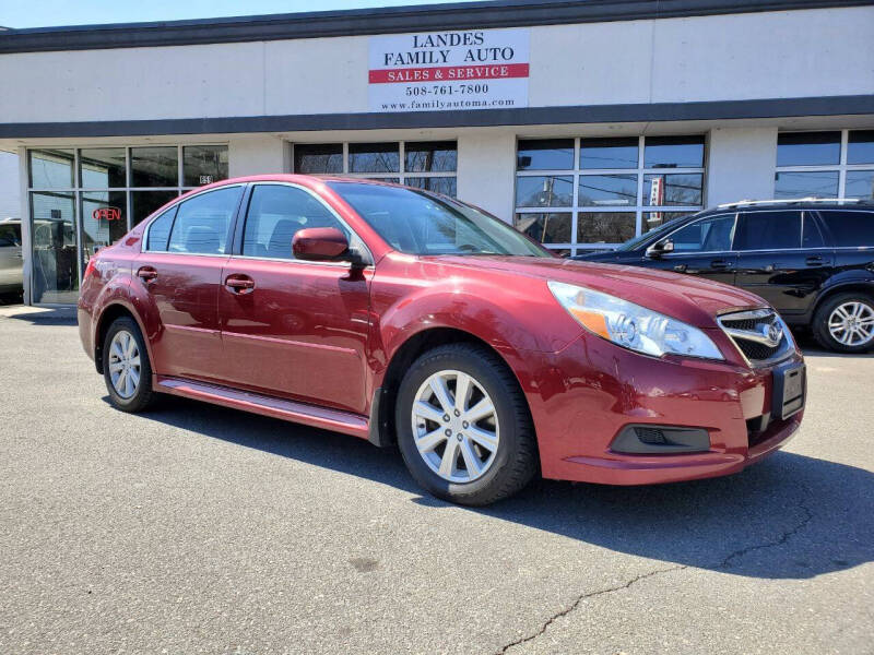 2013 Subaru Legacy for sale at Landes Family Auto Sales in Attleboro MA