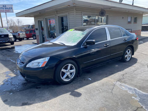 2003 Honda Accord for sale at AA Auto Sales in Independence MO