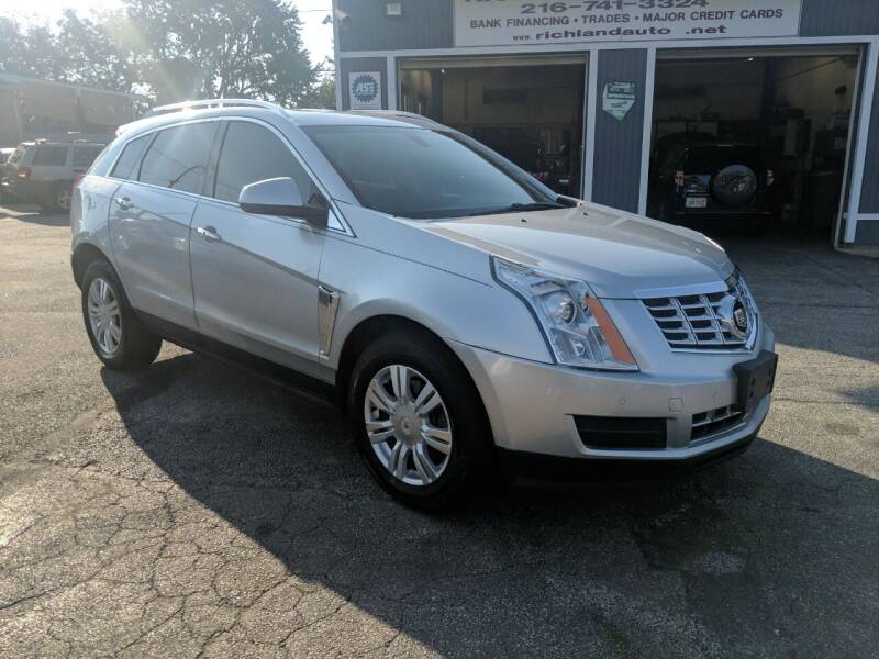 2015 Cadillac SRX for sale at Richland Motors in Cleveland OH