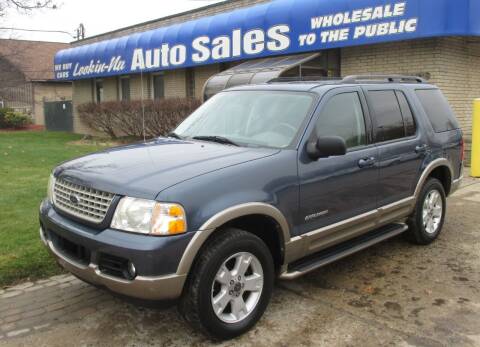2004 Ford Explorer for sale at Lookin-Nu Auto Sales in Waterford MI
