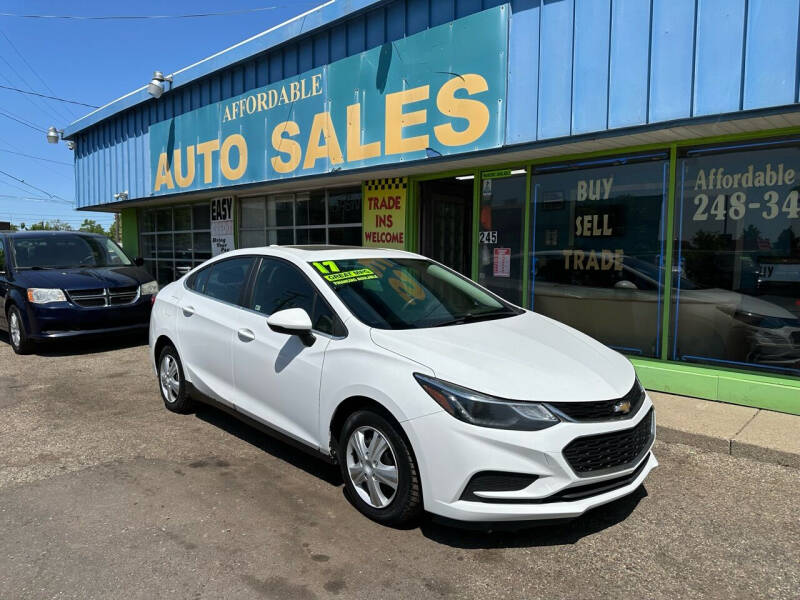 2017 Chevrolet Cruze for sale at Affordable Auto Sales of Michigan in Pontiac MI