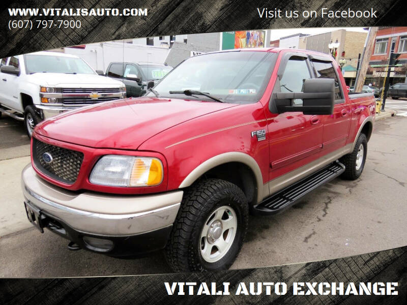 2002 Ford F-150 for sale at VITALI AUTO EXCHANGE in Johnson City NY