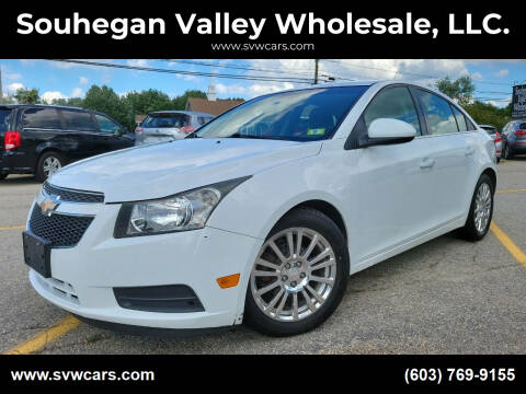 2013 Chevrolet Cruze for sale at Souhegan Valley Wholesale, LLC. in Derry NH