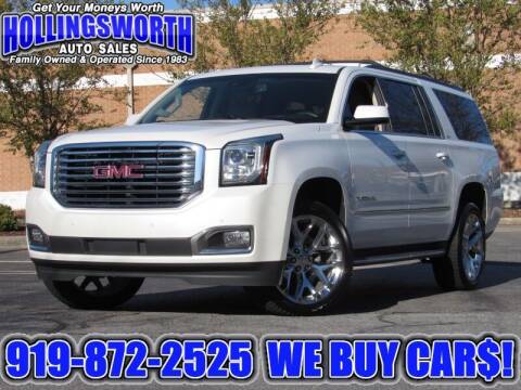 2017 GMC Yukon XL for sale at Hollingsworth Auto Sales in Raleigh NC