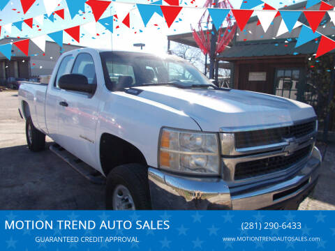 2009 Chevrolet Silverado 2500HD for sale at MOTION TREND AUTO SALES in Tomball TX