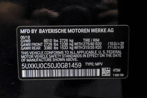 2018 BMW X6 sDrive35i