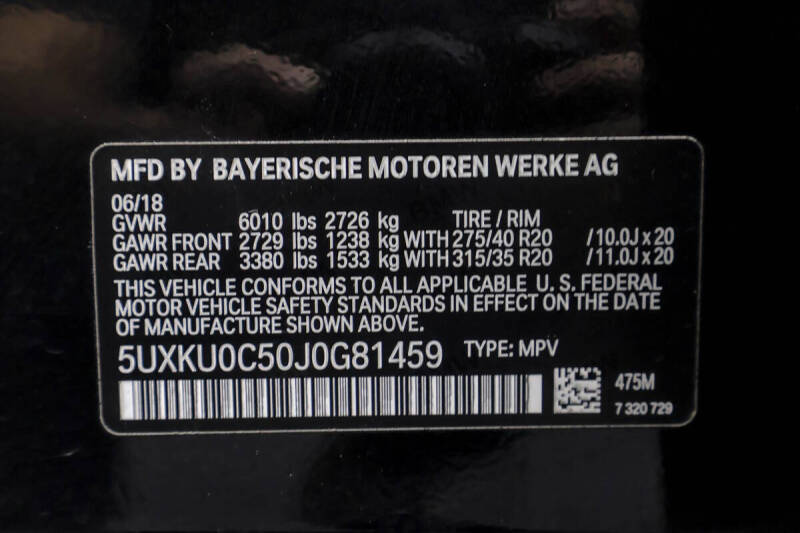 2018 BMW X6 sDrive35i