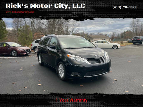 2017 Toyota Sienna for sale at Rick's Motor City, LLC in Springfield MA