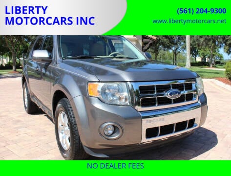 2011 Ford Escape for sale at LIBERTY MOTORCARS INC in Royal Palm Beach FL