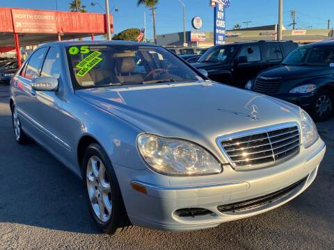 2005 Mercedes-Benz S-Class for sale at North County Auto in Oceanside CA