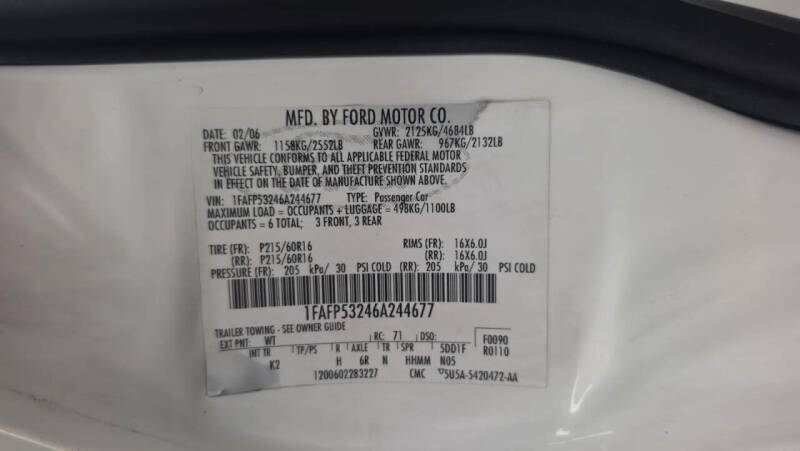 2006 Ford Taurus SE