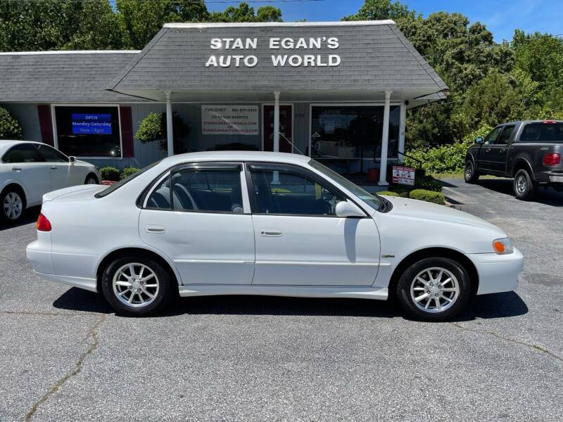 2002 Toyota Corolla for sale at STAN EGAN'S AUTO WORLD, INC. in Greer SC