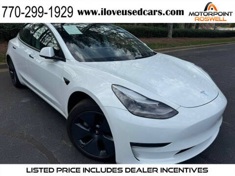 2022 Tesla Model 3 for sale at Motorpoint Roswell in Roswell GA