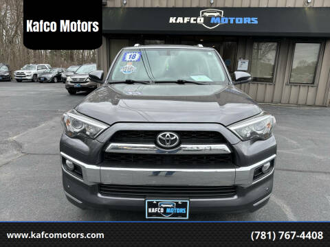 2018 Toyota 4Runner for sale at Kafco Motors in Holbrook MA