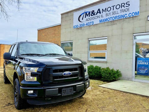 2016 Ford F-150 for sale at M & A Motors in Addison IL