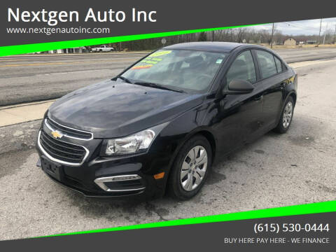 2014 Chevrolet Cruze for sale at Nextgen Auto Inc in Smithville TN