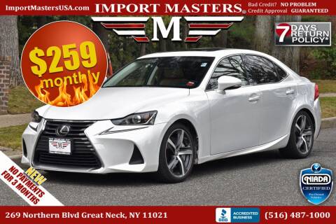2017 Lexus IS 300 for sale at Import Masters in Great Neck NY