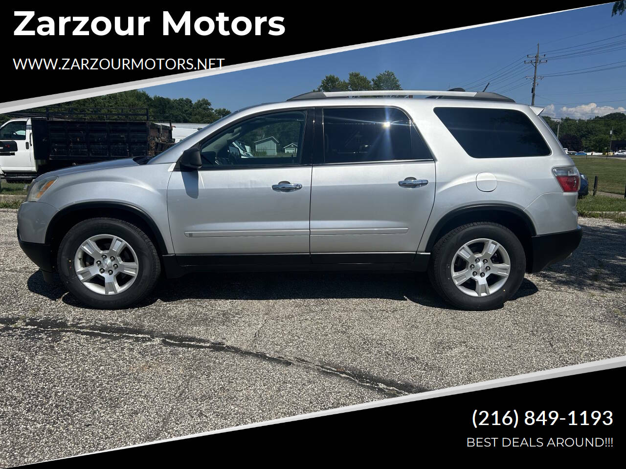 Silver 2010 GMC Acadia SUV / Crossover Front-Wheel Drive 6-Speed Automatic