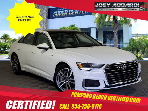 2021 Audi A6 for sale at PHIL SMITH AUTOMOTIVE GROUP - Joey Accardi Chrysler Dodge Jeep Ram in Pompano Beach FL