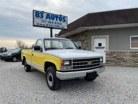 1991 Chevrolet C/K 1500 Series for sale at 83 Autos in York PA