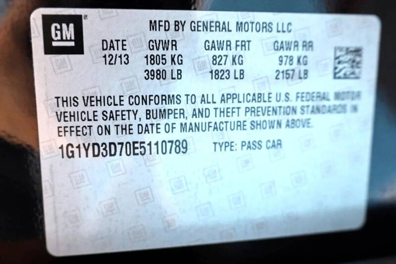 2014 Chevrolet Corvette Stingray