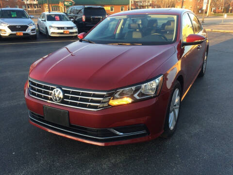 2018 Volkswagen Passat for sale at RABIDEAU'S AUTO MART in Green Bay WI