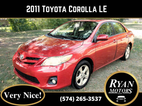 2011 Toyota Corolla for sale at Ryan Motors LLC in Warsaw IN