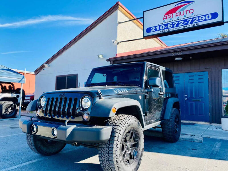 2016 Jeep Wrangler for sale at AR1 Auto Group in San Antonio TX