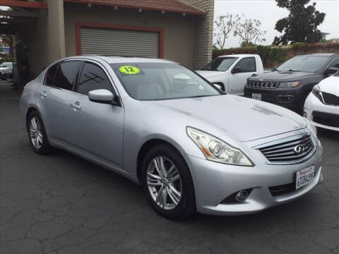 2012 Infiniti G25 Sedan for sale at Corona Auto Wholesale in Corona CA