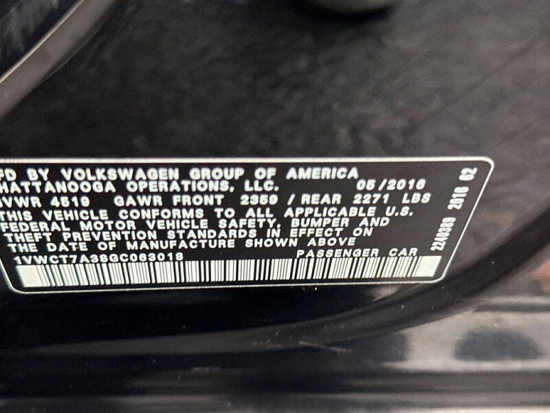 2016 Volkswagen Passat