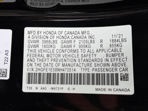 2022 Honda Civic