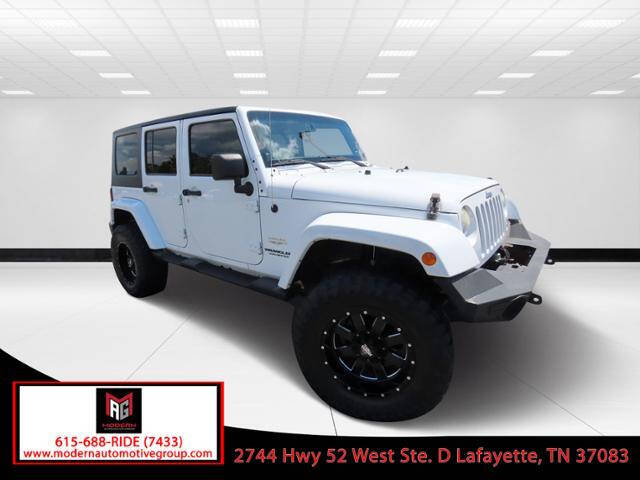 2014 Jeep Wrangler Unlimited for sale at Modern Automotive Group LLC in Lafayette, TN