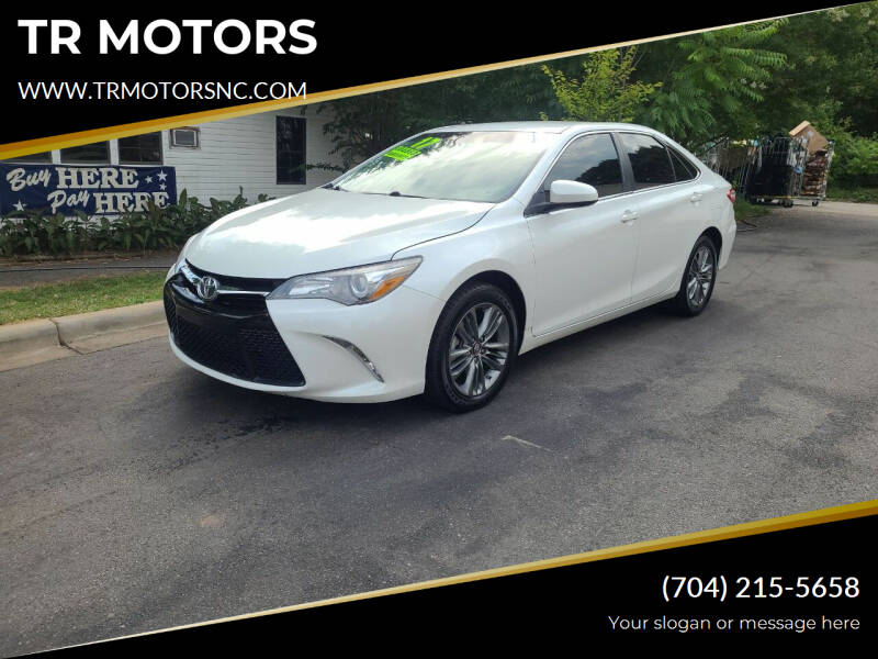2017 Toyota Camry for sale at TR MOTORS in Gastonia NC