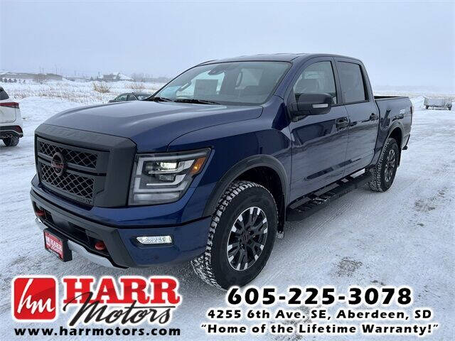 2023 Nissan Titan for sale at Harr Motors Bargain Center in Aberdeen SD