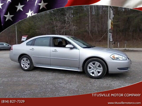 2011 Chevrolet Impala for sale at Titusville Motor Company in Titusville PA