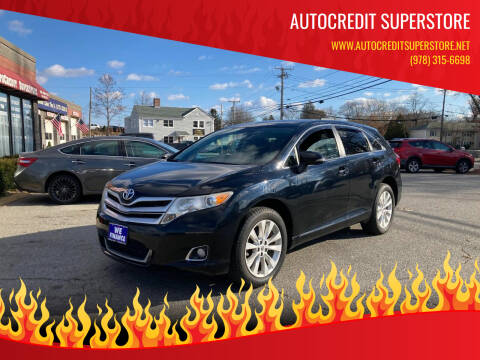 2014 Toyota Venza for sale at AutoCredit SuperStore in Lowell MA