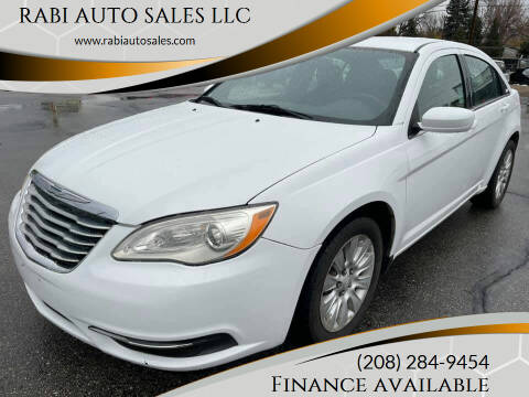 2012 Chrysler 200 for sale at RABI AUTO SALES LLC in Garden City ID