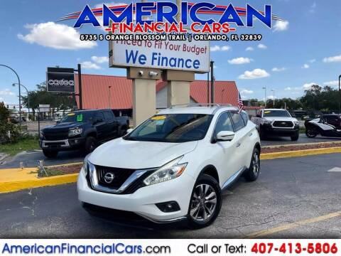 2016 Nissan Murano for sale at American Financial Cars in Orlando FL