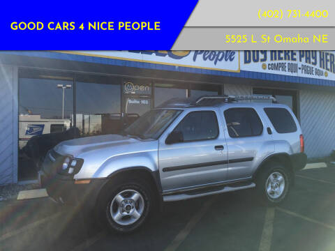 2002 Nissan Xterra for sale at Good Cars 4 Nice People in Omaha NE