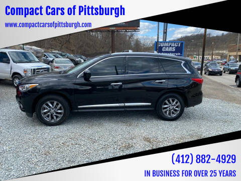 2013 Infiniti JX35 for sale at Compact Cars of Pittsburgh in Pittsburgh PA