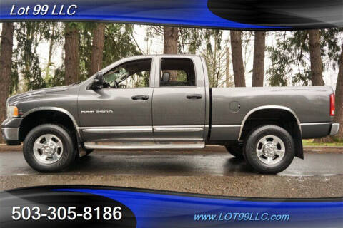 2004 Dodge Ram 2500 for sale at LOT 99 LLC in Milwaukie OR