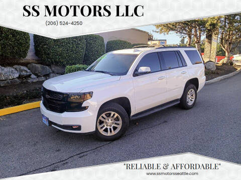 2017 Chevrolet Tahoe for sale at SS MOTORS LLC in Edmonds WA