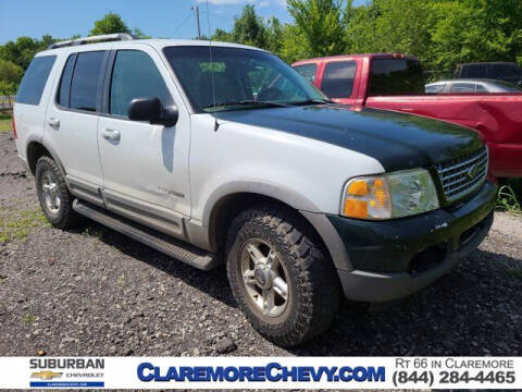 2002 Ford Explorer for sale at CHEVROLET SUBURBANO in Claremore OK