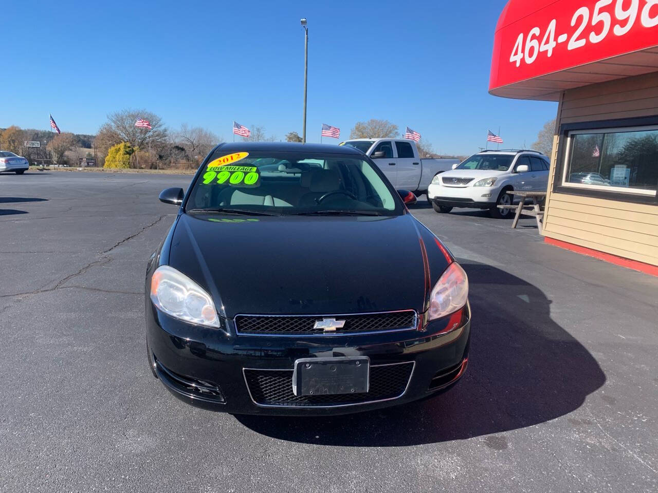 Black 2012 Chevrolet Impala LS LS 4dr Sedan 2