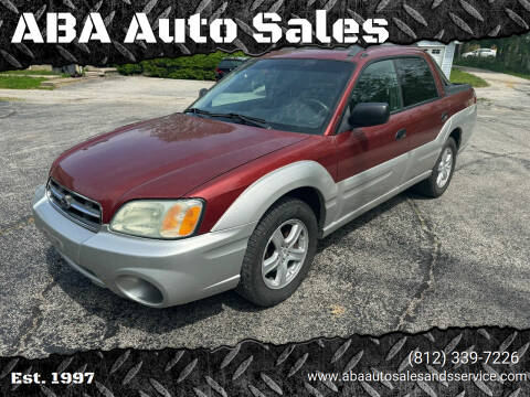 2004 Subaru Baja for sale at ABA Auto Sales in Bloomington IN