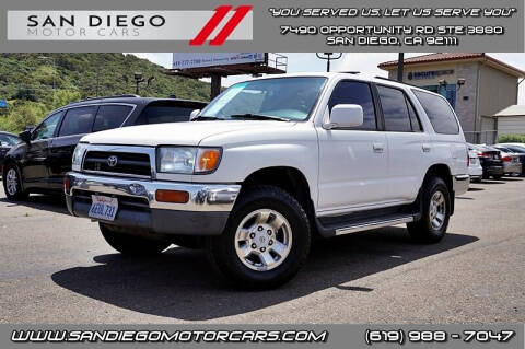 1998 Toyota 4Runner for sale at San Diego Motor Cars LLC in Spring Valley CA